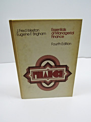 Fred J. Weston & Eugene F. Brigham ESSENTIALS OF MANAGERIAL FINANCE #BS