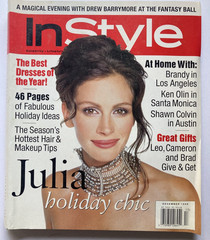 JULIA ROBERTS December 1998 IN STYLE Magazine DREW BARRYMORE / BRANDY / KEN OLIN