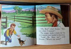 Classic Roy Rogers’ Surprise For Donnie book – Whitman Publishing Vintage 1954