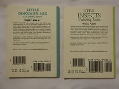 1997 & 1998 (DOVER LITTLE ACTIVITY BOOKS) Coloring Paperbacks By Winky Adam