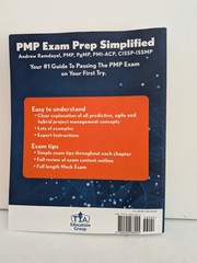 PMP Exam Prep Simplified Review Test Study Guide Paperback Book Andrew Ramdayal