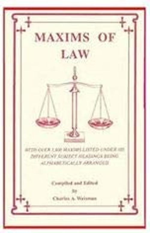 Maxims of Law