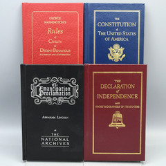 Constitution Rules Civility Emancipation Independence Reprints Book Lot of 4