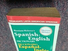 Merriam Webster’s Spanish English Dictionary Paperback April 10, 2002