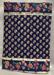 Vera Bradley Rare Retired Royal Book Cover 5.25” X 7.25” Closed Excellent