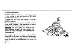1983 Honda ATC70 Owner’s Manual 64 Pages