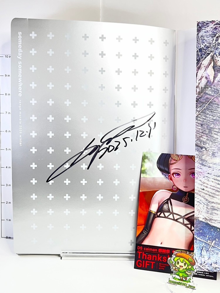 c107 range murata autograph someday somewhere art book sheet comiket