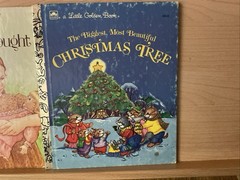 The Biggest Most Beautiful Christmas Tree Little Golden Book Vintage 1985