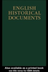 Andrew Prescott : English Historical Documents Expertly Refurbished Product