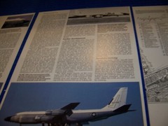 BOEING RC-135 “SUPER SNOOPER”..4-PAGE POSTER/2-PAGE CUTAWAY/PROFILES (637LL)