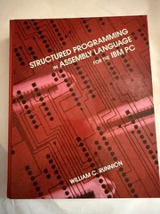 Structured Programming Assembly Language IBM PC HC w/ Original 5.25 Disk 1988