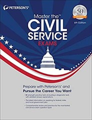 Master the Civil Service Exams Paperback Peterson’s