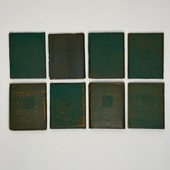 34 Antique Little Leather Library Books 1920s MARY PICKFORD SIGNED Book Error