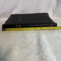 Holy Bible KJV Red Edges Self Pronouncing World Publishing 1950s Vtg BOX Great