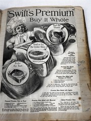 antique cookbook hand written recipes 7 x 8.5 note book sewn pages original 1916