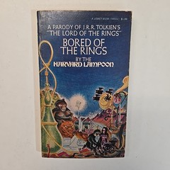 Bored of the Rings Harvard Lampoon Vintage Paperback Lotr Parody 1st Printing