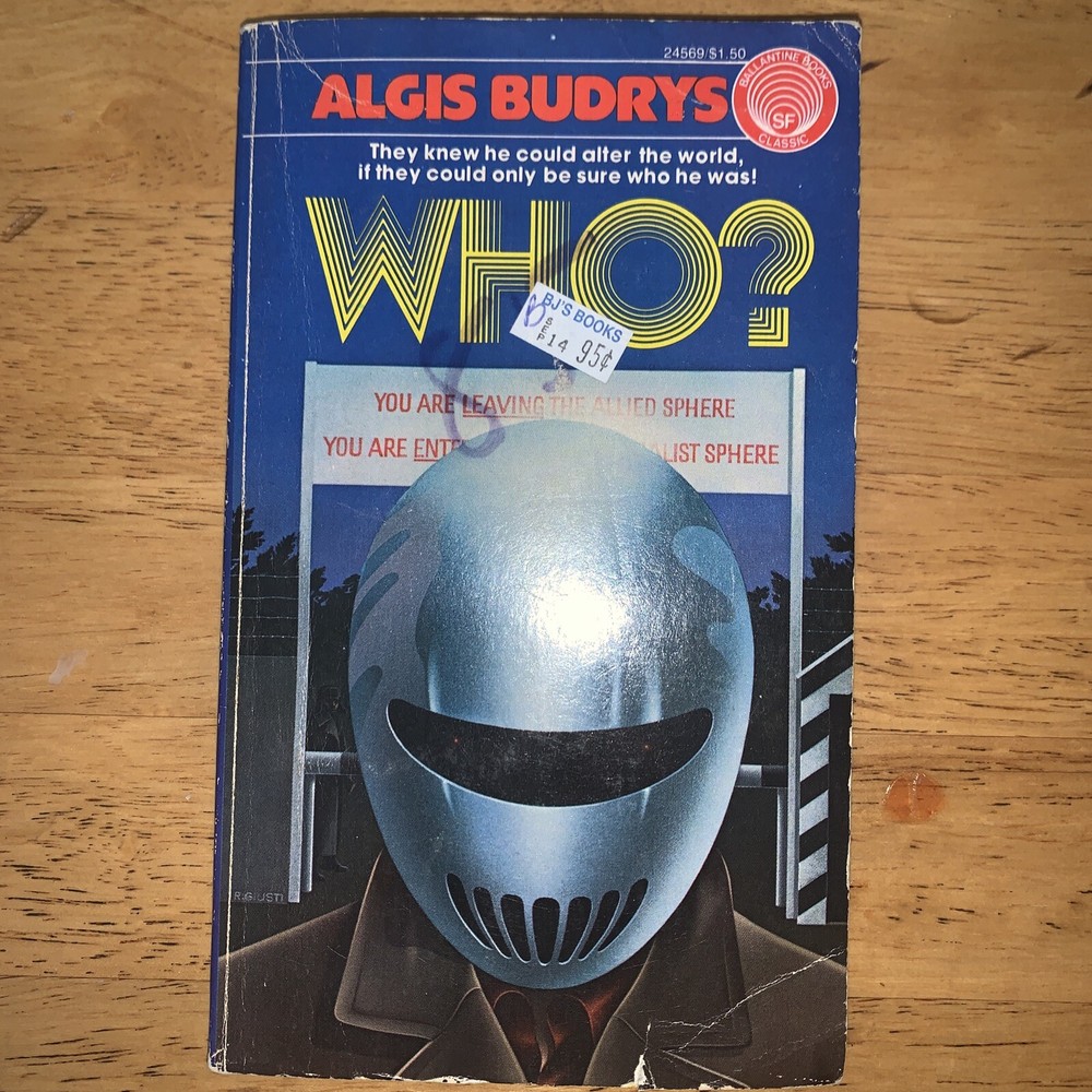 (EMB206) WHO? Algis Budrys Ballantine Books SF Classic August 1975!