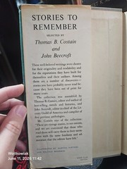 35# Stories to Remember Costain Beecroft 1956 Doubleday Hardcover Book Club Ed