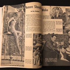 SCREENLAND JULY 1951 3.5 4.0 JEANNE CRAIN IN A RED HAT ESTHER WILLIAMS MB3