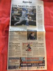 DAILY BREEZE SPORTS SECTION JUNE 10 2025 DODGERS TOMMY EDMAN TONY GONSOLIN