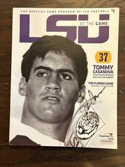 Vtg 2009 LSU TIGERS Football FLORIDA GATORS FOOTBALL PROGRAM TOMMY CASANOVA READ
