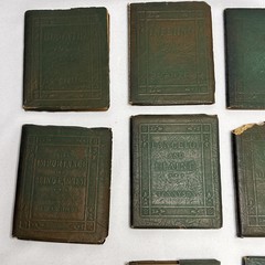 Lot of 28 Little Leather Library Books Green 1920’s Antique Vintage