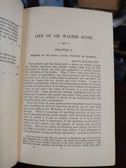 Life of Sir Walter Scott by J.G. Lockhart, 1871?, Nice Solid Book! 652 pages!