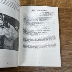 Super Rare Original Lou Ferrigno Muscular Size Power Bodybuilding Booklet Book