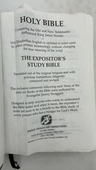 The Expositor’s Study Bible Jimmy Swaggart Hardcover Seventh Printing 2005