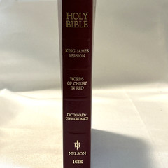 The Holy Bible ~ KJV ~ Self-Pronouncing Red Letter Version ~ Red Cover with Gold
