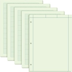 Engineering Computation Pad 8.5×11 Inches Graph Paper Notepad 5 Squares per Inch