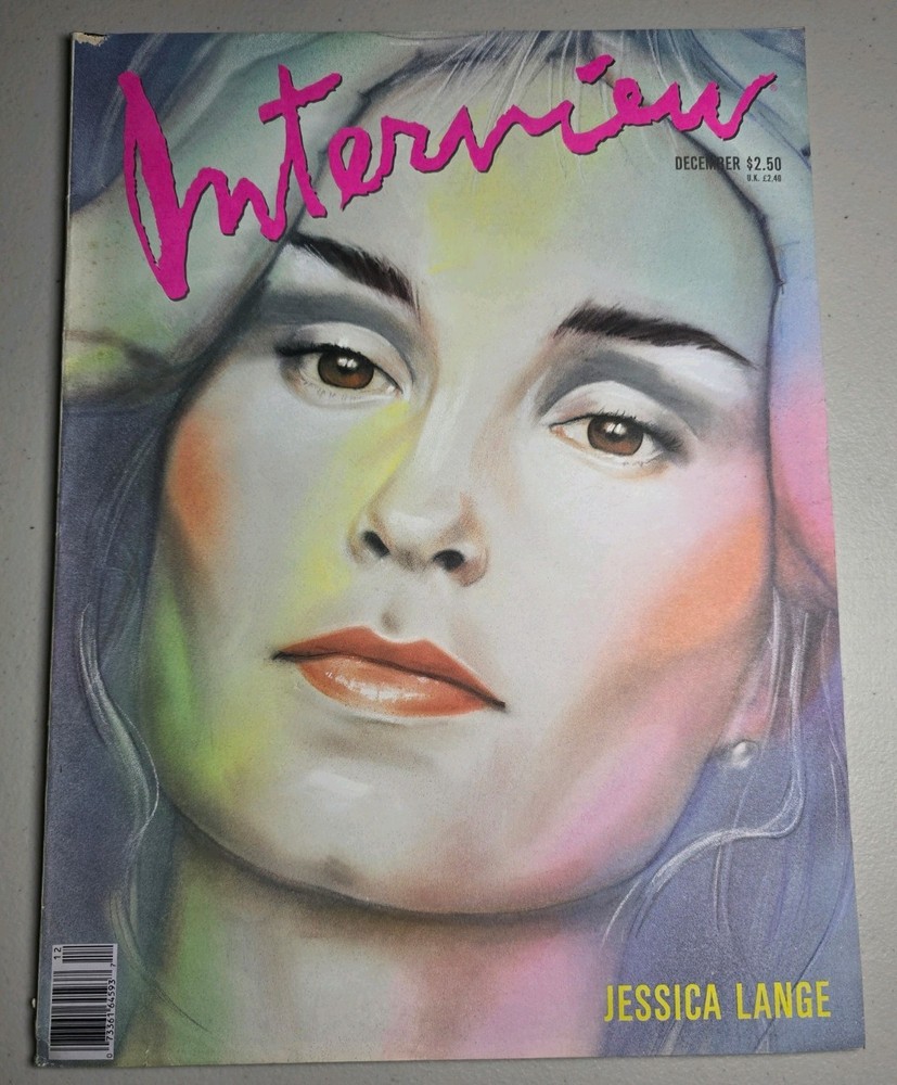 Interview Magazine December 1989 Jessica Lange