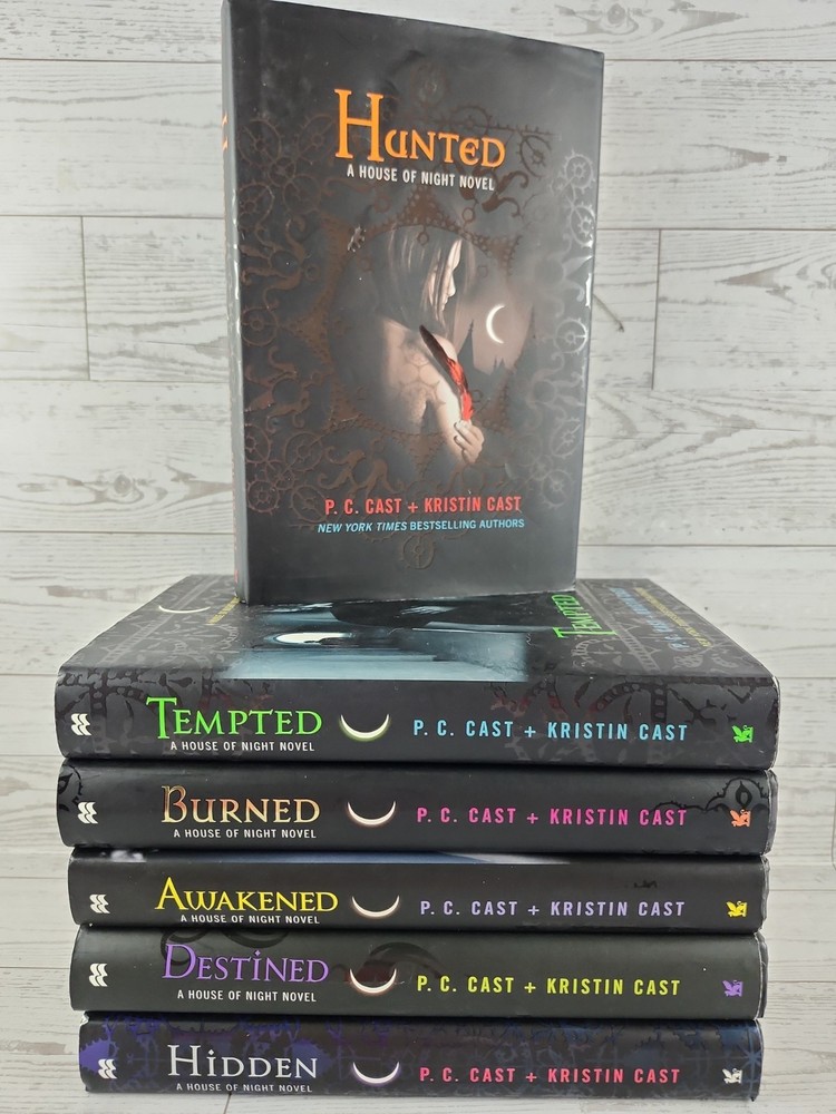 A House of Night Series by P.C. + Kristin Cast 6 Books HC/DJ Most 1st Editions