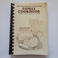 Vintage 1979 Oral Roberts University Women’s Club Family Cookbook Recipes…