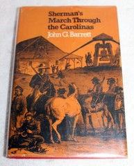 Sherman’s March Through The Carolinas ~ 1979 Barrett ~ Hardcover 328 Pages