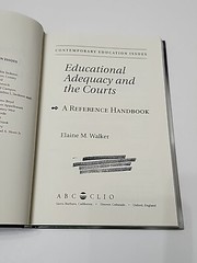 Educational Adequacy and the Courts – Elaine M. Walker