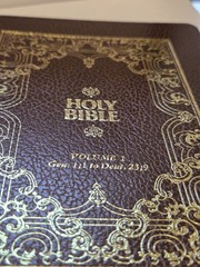 Holy Bible King James Version 6 Volume Set Embossed Covers KJV Vintage