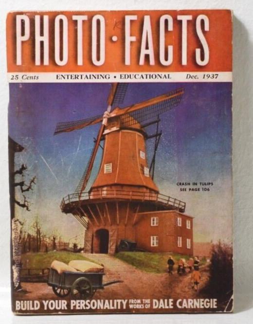 Photo Facts Magazine December 1937 Photos and News Stories 130 pages