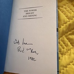 THE POWER BRIGHT AND SHINING UNREAD Signed Rod McKuen / 1st Printing 1980