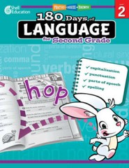 180 Days of Language for Second Grade (180 Days of Practice) – VERY GOOD