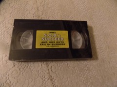 Why SOBs Succeed & Nice Guys Fail in Small Business VHS Bob Morrison NEW SEALED