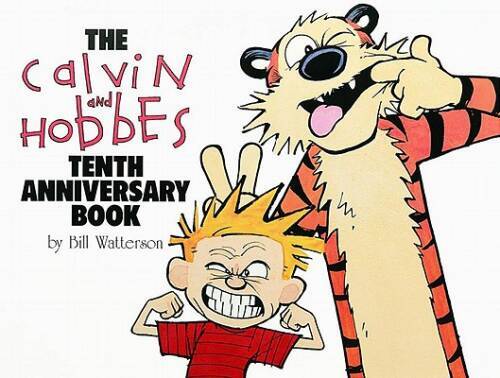 Calvin & Hobbes Books, Tenth Anniversary Book – Paperback – GOOD