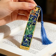 Kinsound Metal Bookmarks with Tassel, Golden Van Gogh 4.25″ x 0.86″, Gold