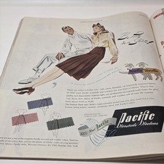 Ladies Home Journal Mag Feb. 1942 40s Fashions Full Color Ads Beauty Recipes