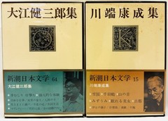 Nobel Prize Winners Yasunari Kawabata Kenzaburo Oe 2 Books Box Set Japan