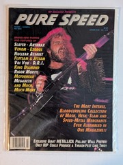 1989 PURE SPEED Magazine #3 w/ Slayer, Metallica, Anthrax, More