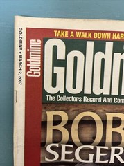 LOT OF 8 GOLDMINE MAGAZINES. JAN-APRIL 2007. BIWEEKLY MAGAZINE COVERING MUSIC
