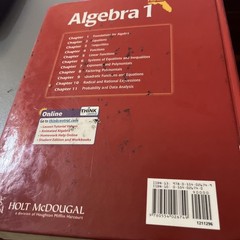 Holt Mcdougal Algebra 1 Florida : Student Edition Algebra 1 2011 by Holt…