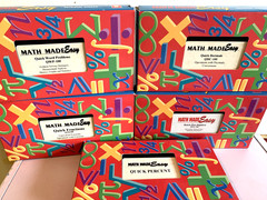 VTG Math Made Easy Tutorial Lot 5 VHS Tapes & 3 Clean Workbooks Homeschool Math