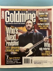 LOT OF 8 GOLDMINE MAGAZINES. JAN-APRIL 2007. BIWEEKLY MAGAZINE COVERING MUSIC